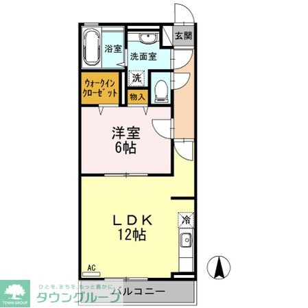 AROUSEの物件間取画像